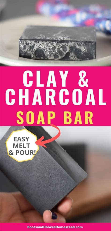 Clay And Charcoal Soap Bar Recipe Charcoal Soap Recipe Soap Recipes