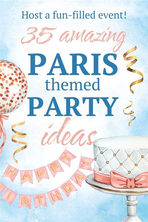 A Paris Themed Party That Makes You Go Oh La La Paris Theme Party Paris Theme Paris