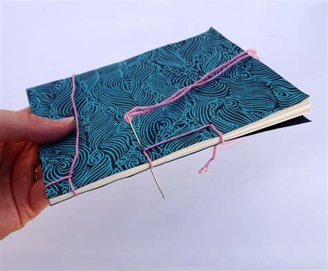 Sew Down Through Hole 2 Bookbinding Stab Binding Book Making