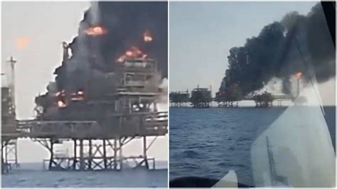 Incendio En Plataforma Akal B De Pemex Deja Un Trabajador Muerto Y