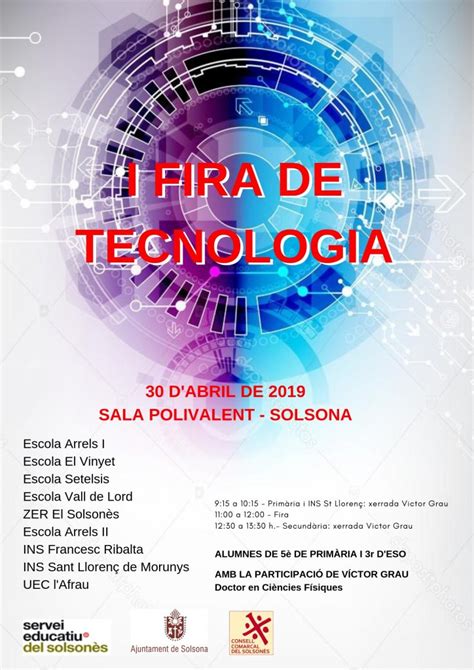 I Fira De Tecnologia Servei Educatiu Del Solson S