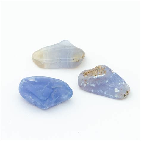 Extra Small Tumbled Chalcedony | Crystal Life Technology, Inc.