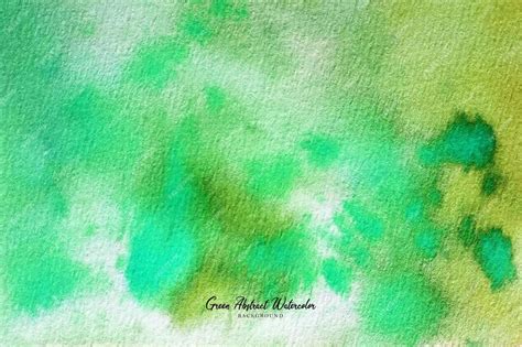 Premium Vector An Artistic Green Abstract Watercolor Background