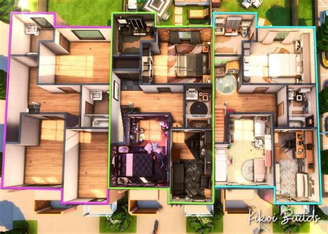 The Sims 4 Modern Townhouses