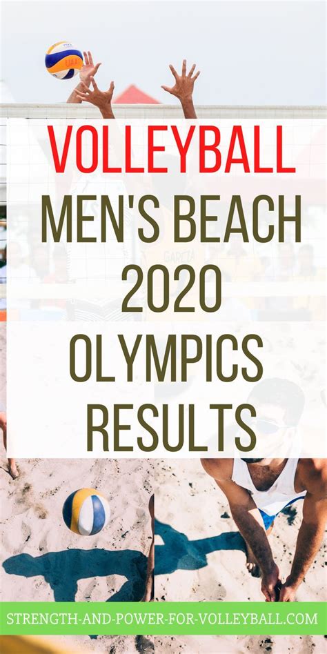 2024 Mens Olympic Beach Volleyball Results