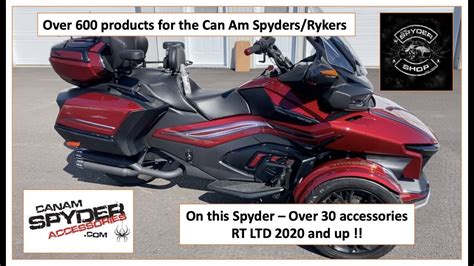 RT Series Can Am Spyder 2020 And Up Over 30 Accessories On This One