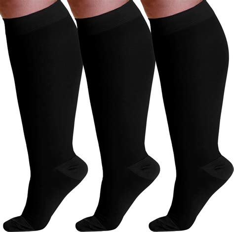 Amazon Absolute Support Pair Plus Size Compression Socks Wide