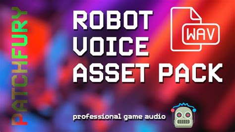 Robot Voice Asset Pack Unity Unreal Godot Royalty Free Samples