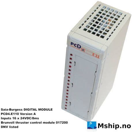 Saia Burgess DIGITAL MODULE PCD4 E110