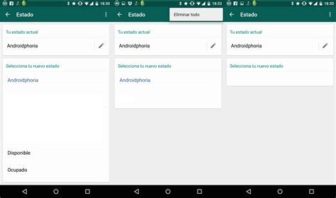 Cómo eliminar los estados de WhatsApp