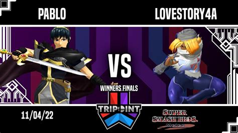 Tripoint Smash 166 Winners Finals Pablo Marth Vs Lovestory4a