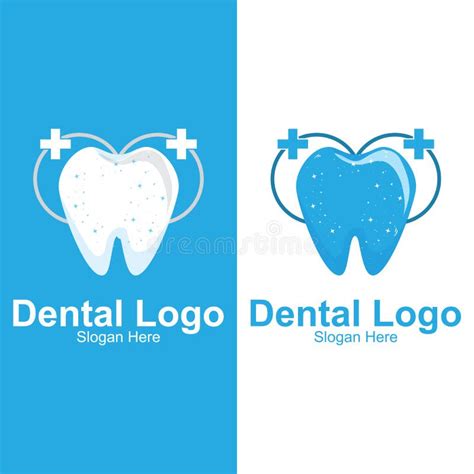 Dental Health Logo Vector Keeping And Caring For Teeth Design For