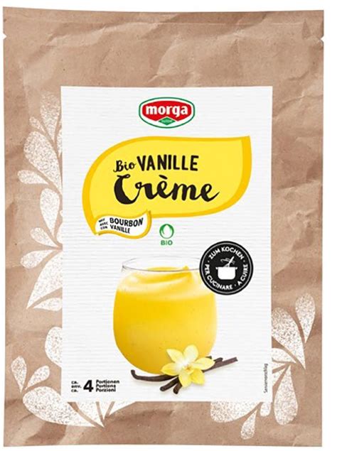 Morga Bio Creme Plv Vanille Curcuma Btl 70 g Natürlicher Genuss mit