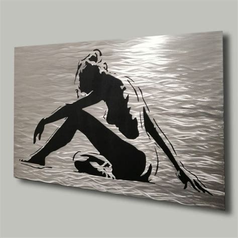 D Metal Wall Art Naked Sexy Woman Wall Sculpture Etsy