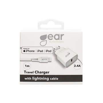 Laddare Gear Lightning M Str Madapter V A Xusb Vit Allt F R