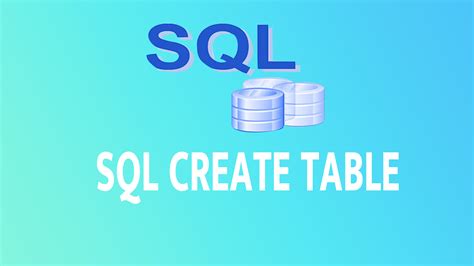 Sql Create Table