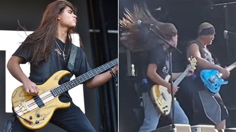 Robert Trujillo’s 17-year-old son performs alongside Suicidal ...