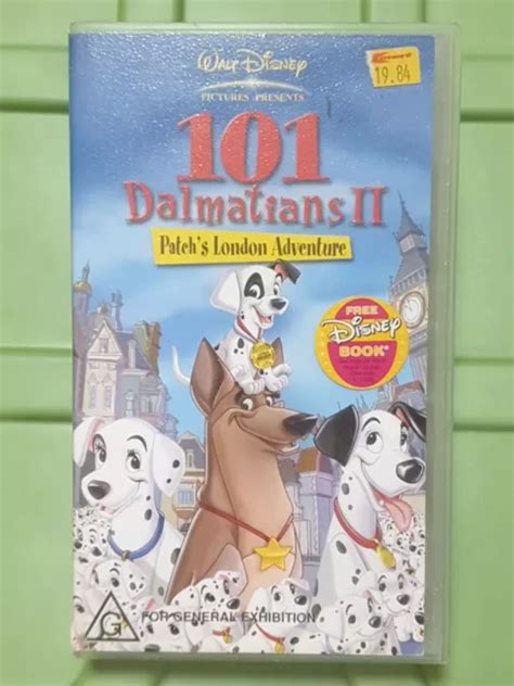 101 DALMATIANS II Patch S London Adventure Vhs Watched Works Great 13