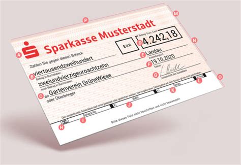 Sparkassenscheck Wenns Um Spenden Geht