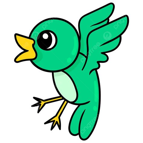 Dibujos Animados De Aves Volando PNG Dibujos Dibujar Garabatear