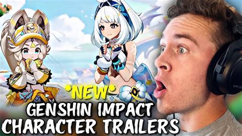 New Genshin Impact Character Demos Trailers Emilie X Mualani X