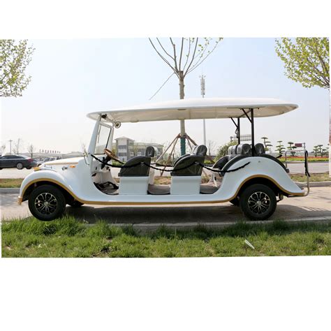 Luxury Seats Electric Classic Vintage Sightseeing Car For Villas