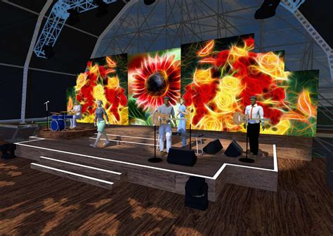 outdoor  festival stage design  ryan dunbar  coroflotcom