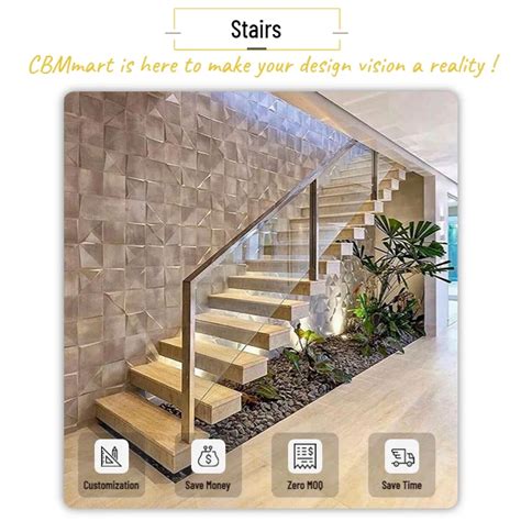 Cbmmart High Quality Exterior Stairs Factory Used Metal Staircase