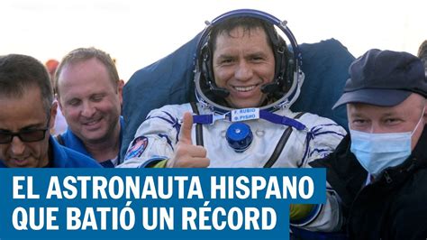 EE UU El astronauta Frank Rubio vuelve a la Tierra con un récord para