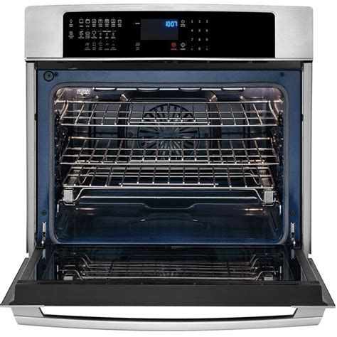 Electrolux 30 In Self Cleaning Convection European Element Single Electric Wall Oven Stainless