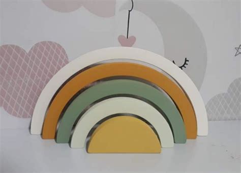 Arco Íris Infantil Decoração mdf Elo7 Produtos Especiais