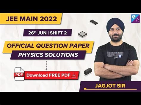 Jee Main June Shift Question Paper Solutions Live Paper