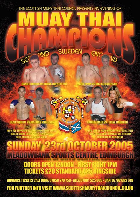 Ax Muay Thai Kickboxing Forum Scotland Big Guns Fight