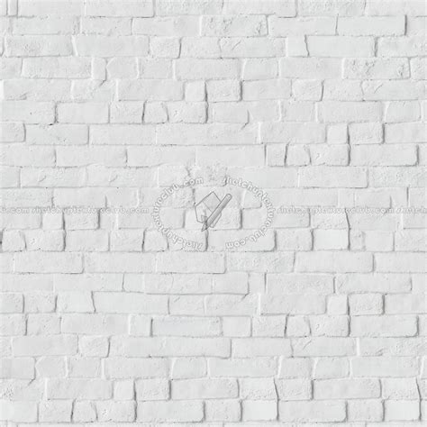 White bricks texture seamless 00518