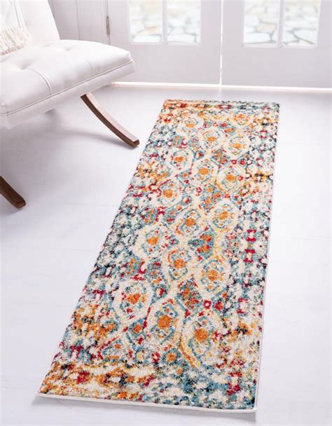 Blue 2 6 X 8 Nain Design Runner Rug