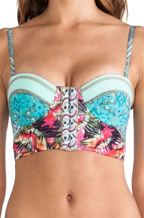 Maaji Sweetheart Bustier Top In Cockatoo Peekaboo From Revolveclothing