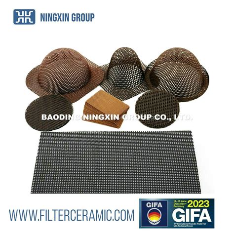 Investment Casting Filter Refractory Cloth Foundry Molten Metal