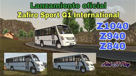 Lanzamiento Oficial Zafiro Sport G1 International Z1040 Z930 Y Z840