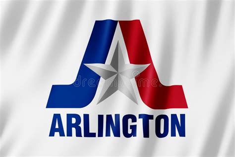 Flag of Arlington City, Texas US Stock Illustration - Illustration of ...