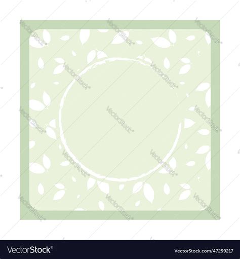 Square print template invitation card Royalty Free Vector