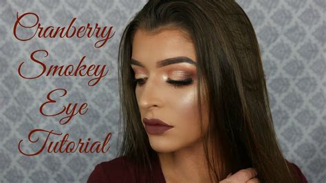 Cranberry Smokey Eye Tutorial YouTube