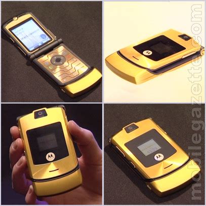 Motorola RAZR V3i Gold - Mobile Gazette - Mobile Phone News