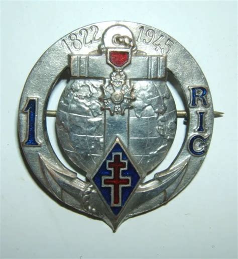 Insigne 1° Regiment Dinfanterie Coloniale Arthus Bertrand Eur 4500