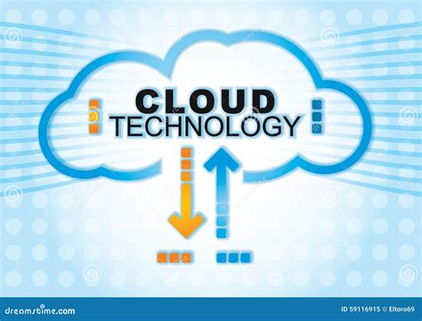 Cloud Technology Concept Stock Vector Image 59116915