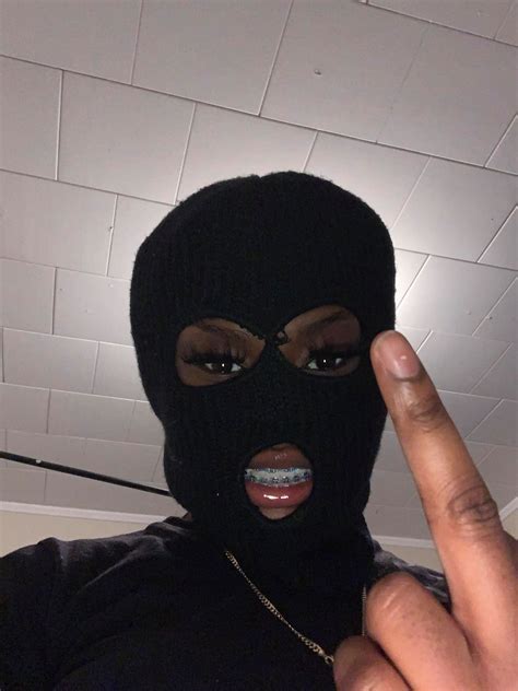 Follow Heyitstati01 For More Gangsta Girl Ski Mask Bad Girl