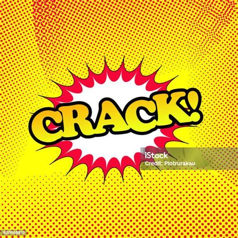 Crack Comic Book Retro Cartoon Stock Illustration - Download Image Now - Abstract, Art, Arts ...