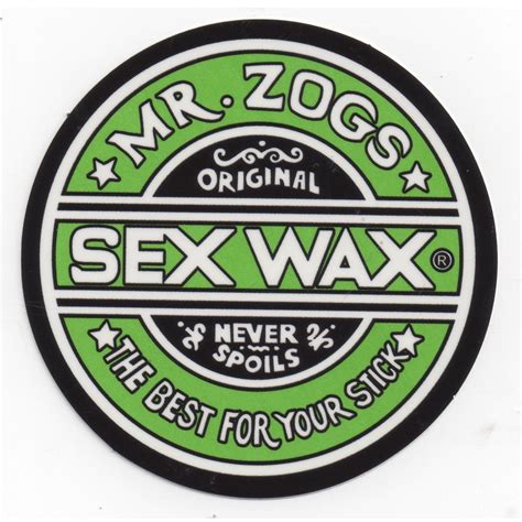 Mr Zoggs SEX WAX STICKER 3 CIRCULAR GREEN Walmart