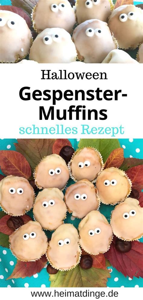 Halloween Rezepte F R Kinderparty Leckere Gespenster Zitronen Muffins