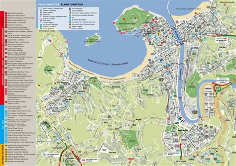 Mapas Detallados de San Sebastián para Descargar Gratis e Imprimir