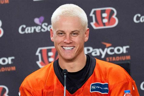 Joe Burrow Reveals His Viral Blonde Buzzcut Was Due To Boredom That S